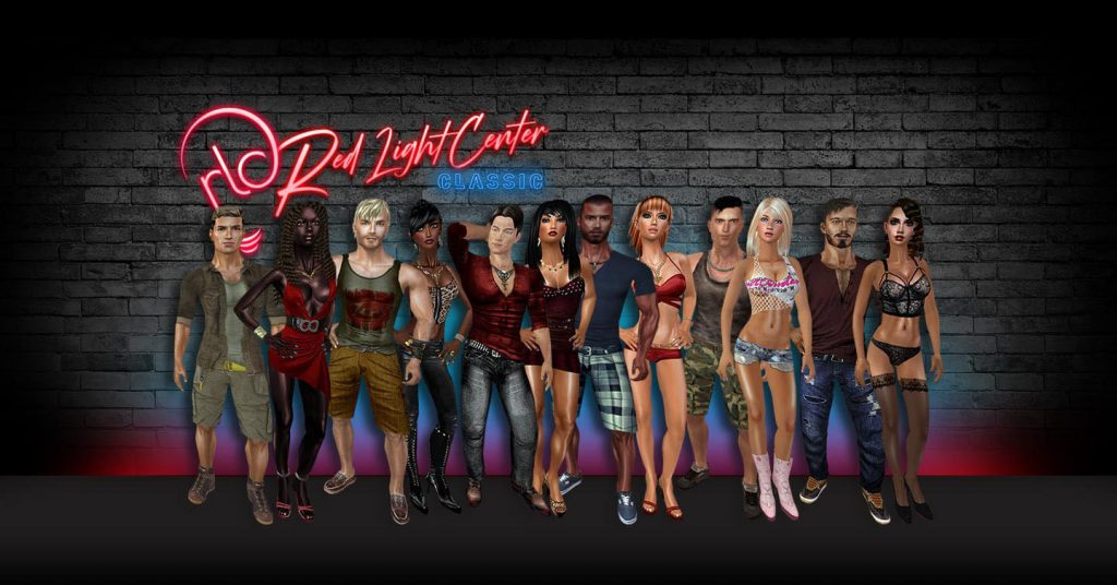 all the porn game characters from red light center